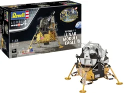 Revell Apollo 11 Lunar Module Eagle 50th Anniversary Moon Landing in 1:48 bouwpakket met lijm en verf