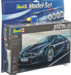 Revell BMW i8 in 1:24 bouwpakket met lijm en verf