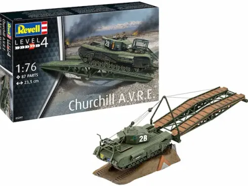 Revell Churchill A.V.R.E. in 1/76 bouwpakket – RV-03297