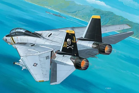 Revell F-14A Tomcat in 1:144 bouwpakket met lijm en verf
