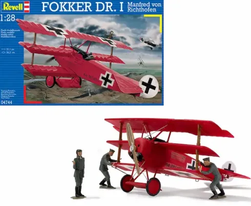 Revell Fokker Dr.1 Manfred von Richthofen in 1/28 bouwpakket – RV-04744