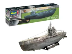 Revell German Submarine Type VII C/41 in 1:72 bouwpakket Platinum editie nu van 174,95voor 79,95 (nice price)