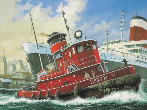 Revell Harbour Tug Boat in 1:108 bouwpakket