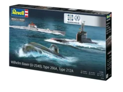 Revell 70 jaar Bundeswehr Wilhelm Bauer Type 206A type 212A – RV-05186