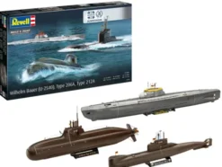 Revell 70 jaar Bundeswehr Wilhelm Bauer Type 206A type 212A – RV-05186