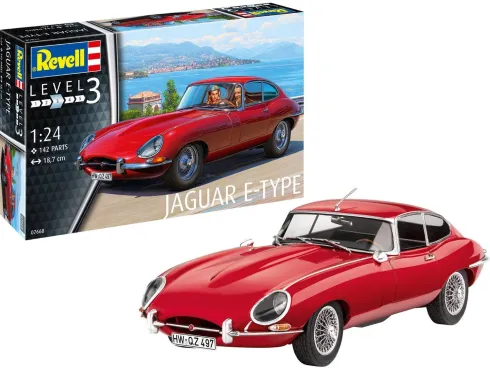 Revell Jaguar E-Type (Coupé) in 1:24 bouwpakket