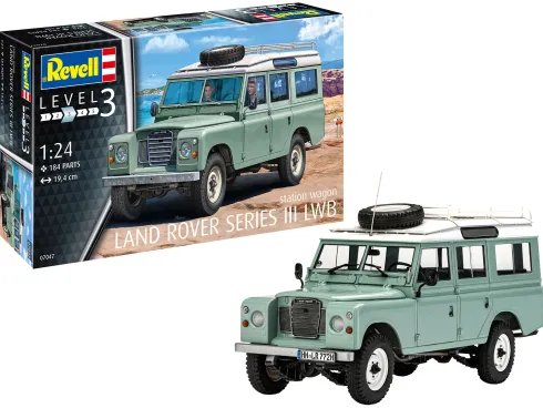 Revell Land Rover Series III in 1:24 bouwpakket