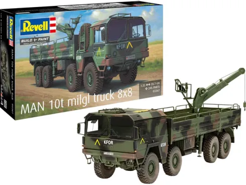 Revell MAN 10t milgl 8×8 vrachtwagen in 1/35 bouwpakket – RV-03367