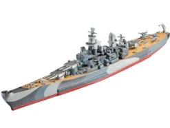 Revell Model Set Battleship U.S.S. Missouri(WWII) in 1:1120 bouwpakket met lijm en verf