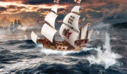 Revell Model Set Model Set HMS Revenge in 1:350 bouwpakket met lijm en verf
