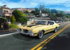 Revell Model Set 1971 Oldsmobile 442 Coupe in 1:24 bouwpakket met lijm en verf