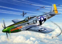 Revell P-51D Mustang in 1:72 bouwpakket met lijm en verf