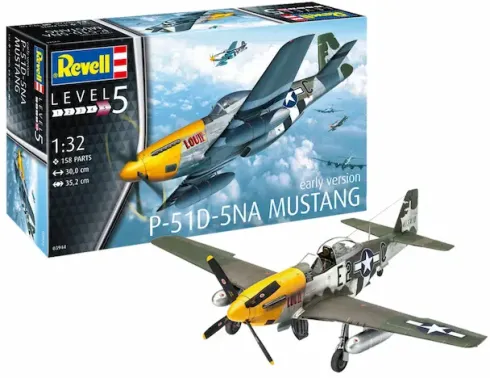 Revell P-51D-5NA Mustang vroege versie in 1/32 – RV-03944