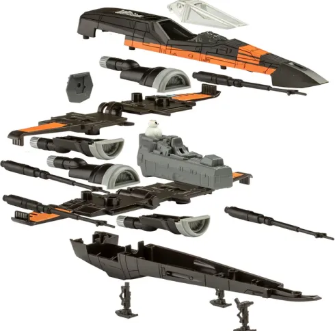 Revell Poe’s X-Wing gevechtsvliegtuig met geluid Bouwen en spelen – RV-06564