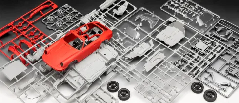 Revell Porsche 911 G Model Targa in 1:24 bouwpakket