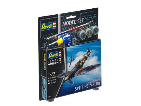 Revell Spitfire Mk.IIa in 1:72 bouwpakket met lijm en verf