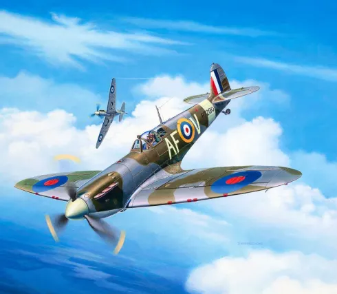 Revell Spitfire Mk.IIa in 1:72 bouwpakket met lijm en verf
