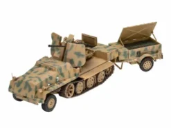 Revell sWS with Flak43 andSd.Ah58 Ammo Trailer in 1/72 bouwpakket – RV-63293