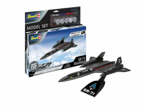Revell t Lockheed SR-71 Blackbirdeasy-click-syst in 1/110 bouwpakket – RV-63652