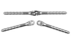 Revtec – Aluminium stiftscharnier – Dia. 3x50mm – Fixatie met staaldraad – 2 st