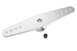 Revtec – Aluminium stuurhevel – Dubbel – Lang – As Dia. 3mm – 1 st