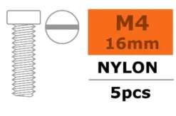 Revtec – Cilinderkopschroef – M4X16 – Nylon – 5 st –GF-0310-007