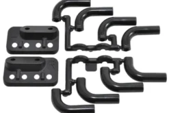 RPM Black Zoomies Mock Exhaust Headers – Black RPM70852
