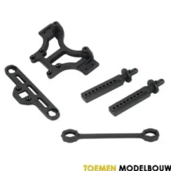RPM E-Maxx T-Maxx Shock Tower & Body Mounts – Black RPM80162