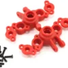 RPM 1/16 E-Revo & Slash Axle Carriers – Red RPM73169