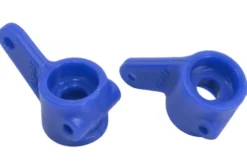 RPM Stampede & Rustler Front Bearing Carriers – Blue RPM80375