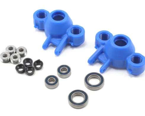 RPM T-Maxx & E-Maxx & E-Revo Axle Carriers & Oversized Bearings – Blue RPM80585