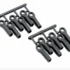 RPM Traxxas Long Rod Ends 12 pieces – Black RPM80512