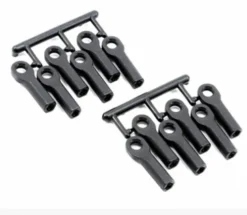 RPM Traxxas Long Rod Ends 12 pieces – Black RPM80512