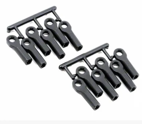 RPM Traxxas Long Rod Ends 12 pieces – Black RPM80512
