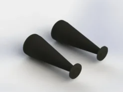 RUBBER SHOCK BOOT 40MM (BLACK) (2PCS) – AR330342