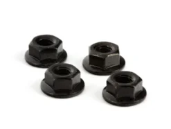 SERRATED WHEEL NUT M4 BLACK 4PCS – AR708003