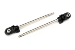 Shock shafts GTX 110mm (assembled with rod ends & hollow balls steel chrome finish 2 – TRX7763