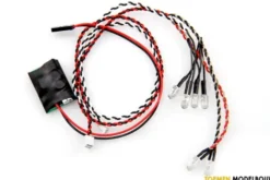 Simple LED Controller with LED lights 4 white and 2 red – AX24257