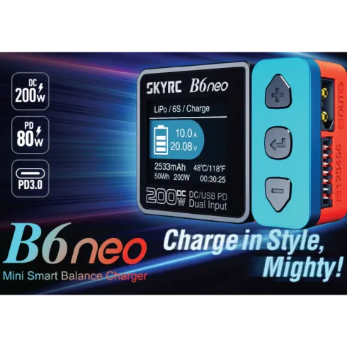 SkyRC B6 Neo DC charger (200W)