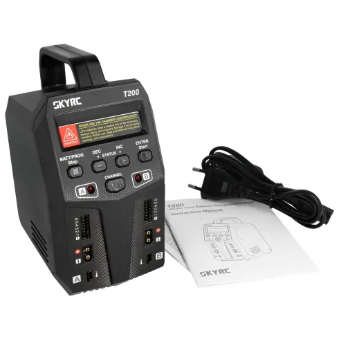 SkyRC T200 Duo AC/DC lipo lader (2x100w)