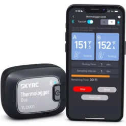 SkyRC Thermologger DUO TLD001 – Temperatuurmonitor voor Motor en ESC