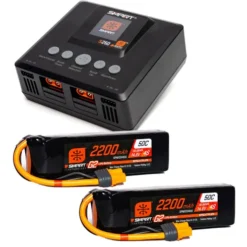 Spektrum Smart Powerstage Air Bundle G2 2200mAh 4S 50C LiPo IC3 & S250 Charger (2)