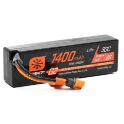 Spektrum 7.4V 1400mAh 2S 30C Smart G2 LiPo Battery: IC2 Connector – SPMX142S30H2