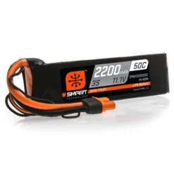 Spektrum 11.1V 2200mAh 3S 50C Smart LiPo Battery, IC3 – SPMX22003S50