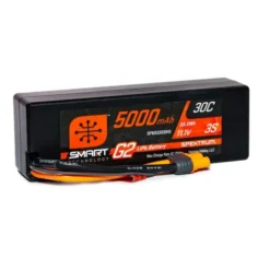 Spektrum 11.1V 5000mAh 3S 30C Smart LiPo G2 Hard Case IC3