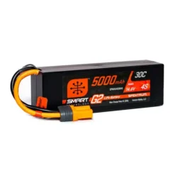 Spektrum 14.8V 5000mAh 4S 30C Smart LiPo G2 Hard Case IC5