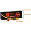 Spektrum 7.4V 5000mAh 2S 30C Smart LiPo G2 Hard Case IC5
