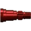 Stub axle, aluminum (red-anodized) (1) – TRX7768R