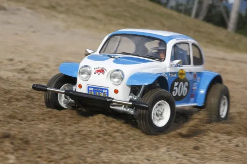 Tamiya offroad 1/10 Sand Scorcher 2010 2WD RC auto (met motor en regelaar)