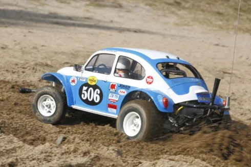 Tamiya offroad 1/10 Sand Scorcher 2010 2WD RC auto (met motor en regelaar)